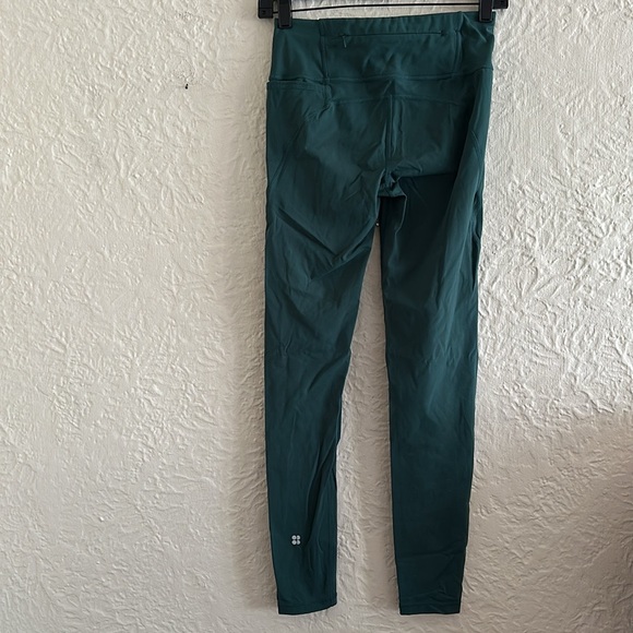 Sweaty Betty The Power Full Length Green Side Pocket Leggings XS Activewear - Picture 4 of 8